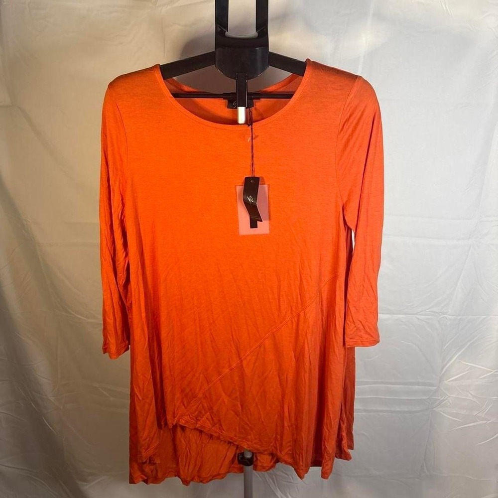 NWT Orange longe sleeve relaxed fit top
